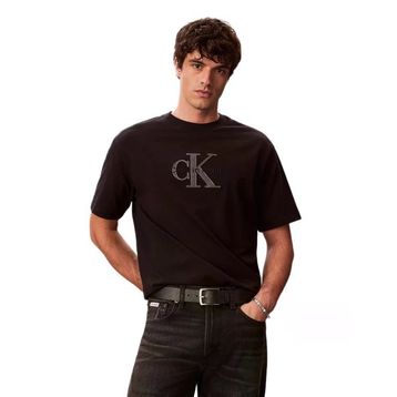 Calvin Klein LV04RF819G Elevated Monologo Erkek Tişört