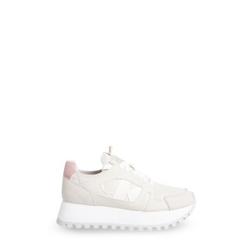 Calvin Klein Runner Low Laceup Mix NBS Bej Kadın Klasik Sneaker