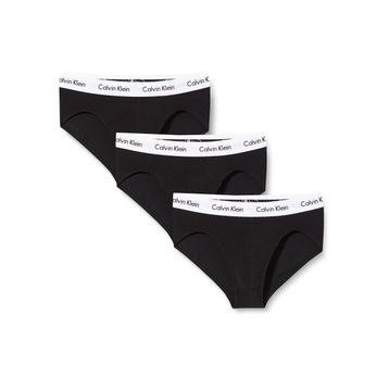 Calvin Klein Siyah 3'lü Slip Erkek Boxer