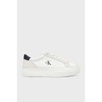 Calvin Klein Vulc Flatform MG Nylon MI Beyaz Kadın Klasik Sneaker