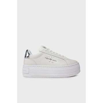 Calvin Klein YW0YW01457 01V Beyaz Gümüş Kadın Spor Ayakkabı