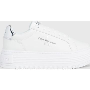 Calvin Klein YW0YW01457 01V Beyaz Gümüş Kadın Spor Ayakkabı