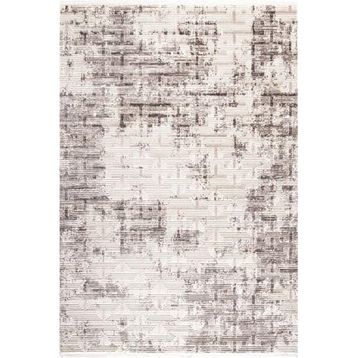 Çam Halı Eliza 4321 Gri 100x300 cm Enti Halı Modern Desenli Makine Halısı