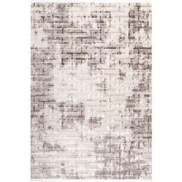 Çam Halı Eliza 4321 Gri Enti Halı Modern Desenli Makine Halısı