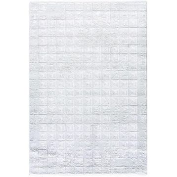 Çam Halı Eliza 4326 Gri 100x200 cm Enti Halı Modern Desenli Makine Halısı