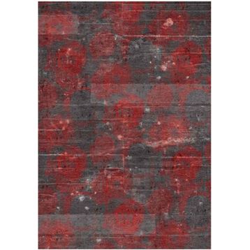 Çam Halı Gloria TD186 Kırmızı Modern Desen Dokuma Saçaklı Kilim