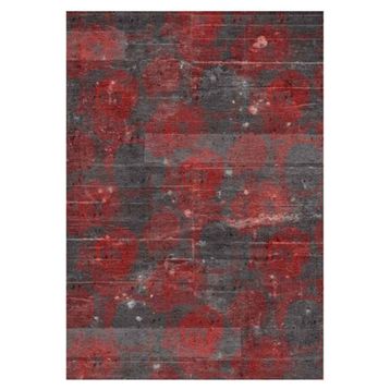 Çam Halı Gloria TD186 Kırmızı Modern Desen Dokuma Saçaklı Kilim