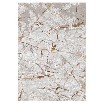 Çam Halı Gloria TD35004 Kahverengi Mermer Desen Dokuma Saçaklı Kilim
