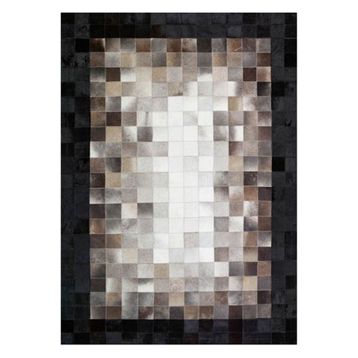 Çam Halı Gloria TD425 Siyah Kahverengi Modern Desen Dokuma Saçaklı Kilim
