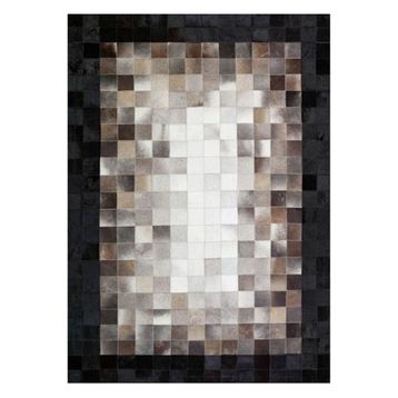 Çam Halı Gloria TD425 Siyah Kahverengi Modern Desen Dokuma Saçaklı Kilim
