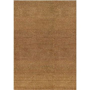 Çam Halı Gloria TD426 Kahverengi Hasır Desen Dokuma Saçaklı Kilim