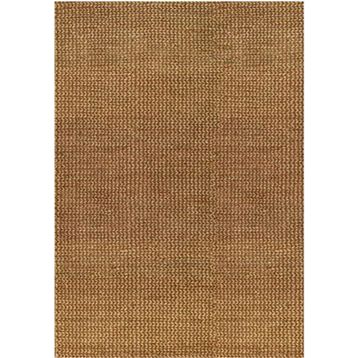 Çam Halı Gloria TD426 Kahverengi Hasır Desen Dokuma Saçaklı Kilim