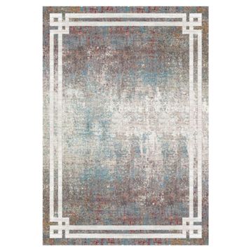 Çam Halı Gloria TD717 Multi Art Deco Modern Desen Dokuma Saçaklı Kilim