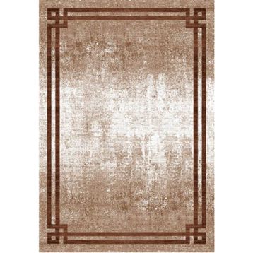 Çam Halı Gloria TD71705 Kahverengi Art Deco Modern Desen Dokuma Saçaklı Kilim