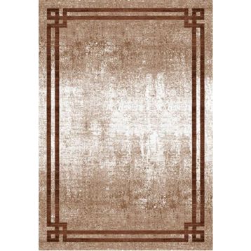 Çam Halı Gloria TD71705 Kahverengi Art Deco Modern Desen Dokuma Saçaklı Kilim