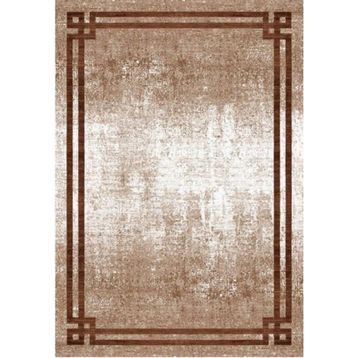 Çam Halı Gloria TD71705 Kahverengi Art Deco Modern Desen Dokuma Saçaklı Kilim