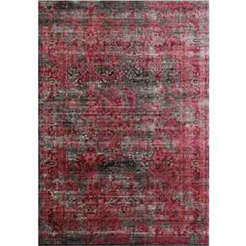 Çam Halı Gloria TD71802 Kırmızı Klasik Desen Dokuma Saçaklı Kilim