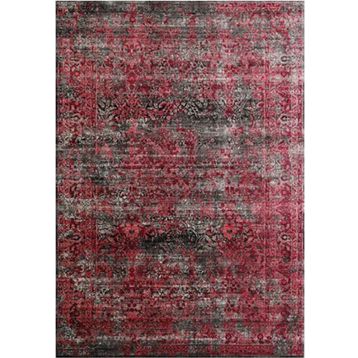 Çam Halı Gloria TD71802 Kırmızı Klasik Desen Dokuma Saçaklı Kilim