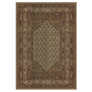 Çam Halı Gloria TD737 Bej Klasik Desen Dokuma Saçaklı Kilim