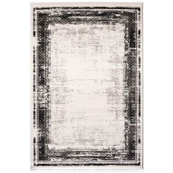 Çam Halı Lizbon 4512 Gri 100x300 cm Enti Halı Modern Eskitme Desenli Makine Halısı
