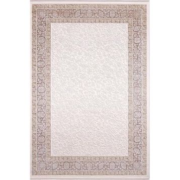 Çam Halı Naturel 1714 Kahverengi 100x200 cm Romans Halı Klasik Desenli Makine Halısı