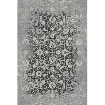 Çam Halı Naturel 1715 Gri 200x290 cm Romans Halı Eskitme Desenli Makine Halısı