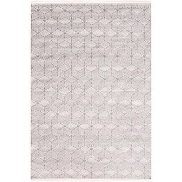 Çam Halı Norm 6211 Beyaz 160x230 cm Romans Halı Modern Desenli Makine Halısı