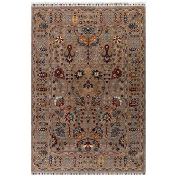 Çam Halı Sultani 805 Vizon Yün ve Bambu ile Özel Tezgahlarda Üretilen Otantik Desenli El Emeği Modern Halı