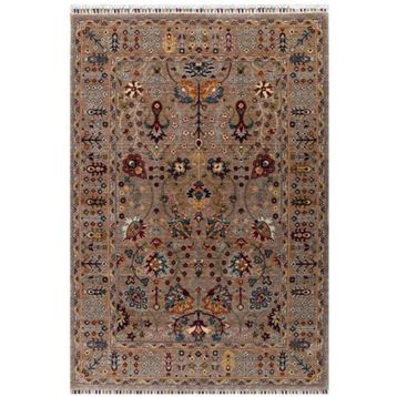 Çam Halı Sultani 805 Vizon Yün ve Bambu ile Özel Tezgahlarda Üretilen Otantik Desenli El Emeği Modern Halı