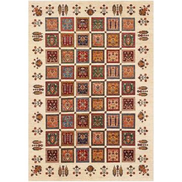 Çam Halı TD407 Gloria Multi Şal Desen Dokuma Saçaklı Kilim