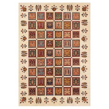 Çam Halı TD407 Gloria Multi Şal Desen Dokuma Saçaklı Kilim