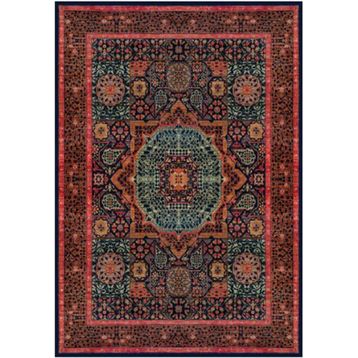 Çam Halı TD736 Gloria Multi Klasik Desen Dokuma Saçaklı Kilim