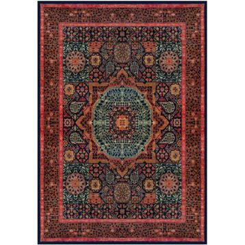 Çam Halı TD736 Gloria Multi Klasik Desen Dokuma Saçaklı Kilim