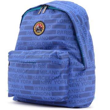 Cambridge Polo Club Cities II Ön Cepli Mor Unisex Sırt Çantası