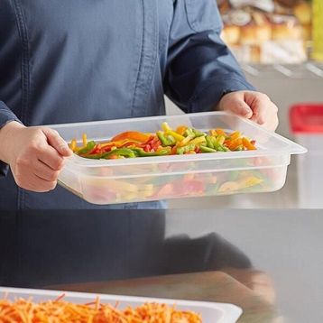 Cambro Yarı Saydam GN 1/2 65.32.5x26.5x6.5 cm Polipropilen Gastronom Küvet
