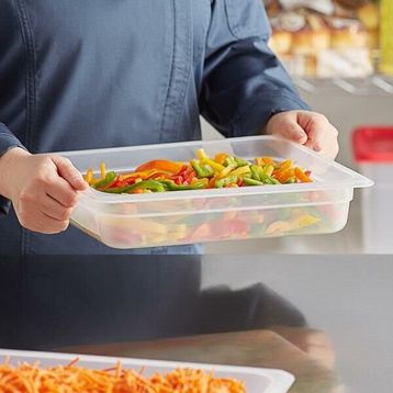 Cambro Yarı Saydam GN 1/2 65.32.5x26.5x6.5 cm Polipropilen Gastronom Küvet