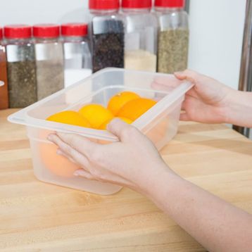 Cambro Yarı Saydam GN 1/3 100.32.5x17.6x10 cm Polipropilen Gastronom Küvet