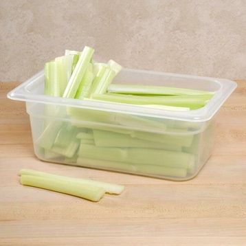Cambro Yarı Saydam GN 1/4 100.26.5x16,2x10 cm Polipropilen Gastronom Küvet
