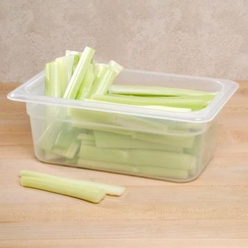 Cambro Yarı Saydam GN 1/4 100.26.5x16,2x10 cm Polipropilen Gastronom Küvet