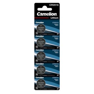 Camelion CR2016 3 V Lityum 5'li Blister Para Pil