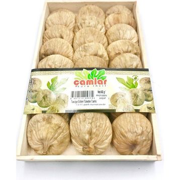 Çamlar Orta Boy Ahşap Tabak 450 gr Kuru İncir
