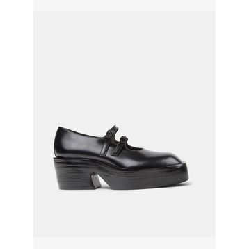 Camper Billie K201805-002 Siyah Deri Kadın Loafer Makosen Ayakkabı