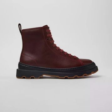 Camper Brutus+ K400816-011 Bordo Deri Kadın Bot