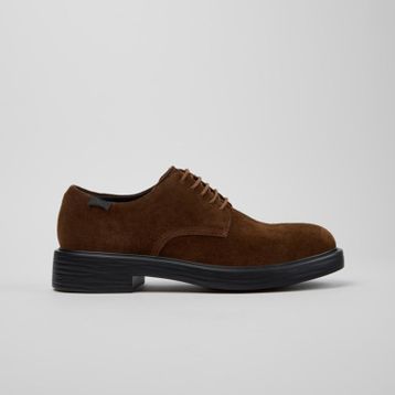 Camper Dean K100979-027 Brown Kahverengi Süet Erkek Klasik Ayakkabı