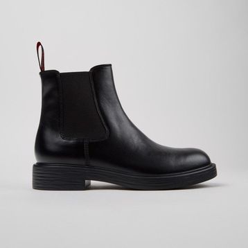 Camper Dean K300492-001 Siyah Deri Erkek Bot