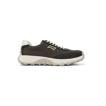 Camper Drift Trail K100864-035 Vibram Nubuk Deri Tekstil Grey Gri Beyaz Erkek Günlük Ayakkabı