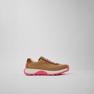 Camper Drift Trail K201462-056 Vibram Tekstil Nubuk Deri Brown Kahverengi Kadın Günlük Ayakkabı