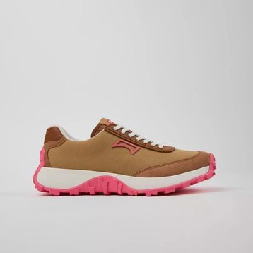 Camper Drift Trail K201462-056 Vibram Tekstil Nubuk Deri Brown Kahverengi Kadın Günlük Ayakkabı
