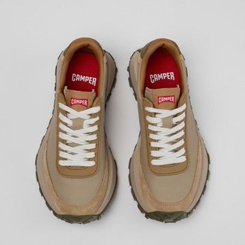Camper Drift Trail K201586-025 Vibram Deri Nubuk Multicolor Bej Kadın Günlük Ayakkabı