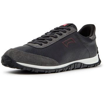 Camper Drift Walk K201885-009 Vibram Deri Nubuk Black Siyah Kadın Günlük Ayakkabı
